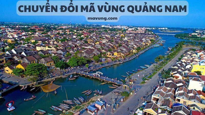 chuyển đổi mã vùng Quảng Nam