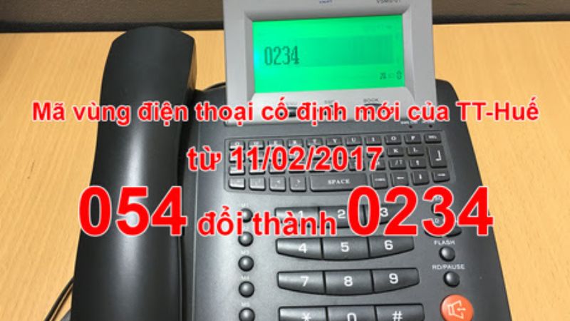 Mã vùng Thừa Thiên Huế là gì?